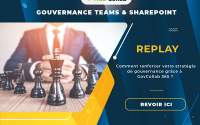 [Webinar-on-demand] GovCollab 365 : optimisez la gouvernance Teams & SharePoint